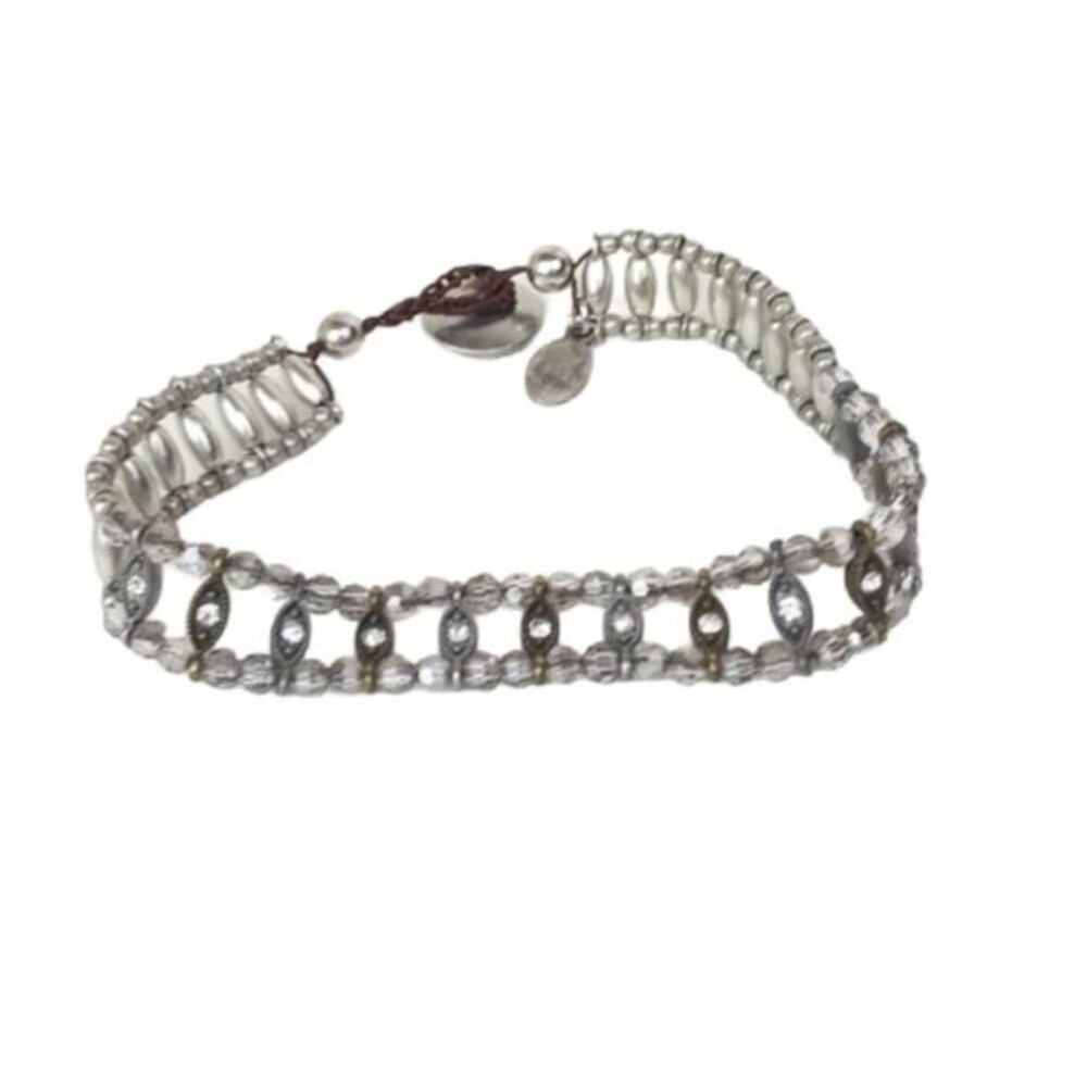 Aeropostale Crystal Beaded Bracelet